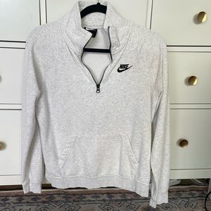 Nike half zip hoodie